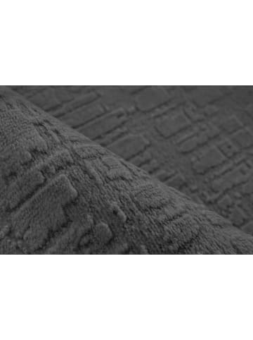 Kayoom Kayoom Neu 2026 Wohnzimmer Kurzflor Teppich Fitter 125 dunkelgrau in dunkelgrau