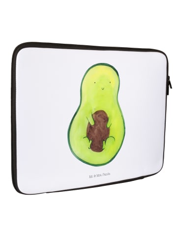 Mr. & Mrs. Panda Notebook Tasche Avocado Kern ohne Spruch in Weiß