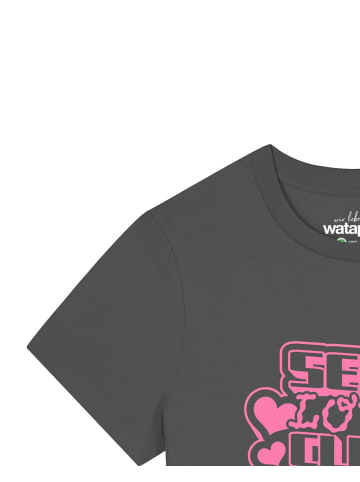 wat? Apparel T-Shirt Self love Club in Grau