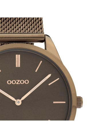 Oozoo Analog-Armbanduhr Oozoo Vintage Series hellbraun mittel (ca. 38mm)