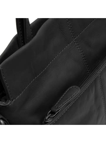 The Chesterfield Brand Rivington Schultertasche Leder 27 cm in black