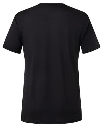 super.natural Merino T-Shirt in schwarz