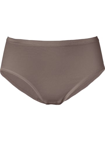 Erwin Müller Feinripp Slip 2er-Pack in taupe