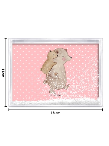 Mr. & Mrs. Panda Bilderrahmen Papa Bär ohne Spruch in Rot Pastell