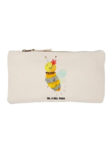 Mr. & Mrs. Panda Stofftasche Biene Blume ohne Spruch in Weiß