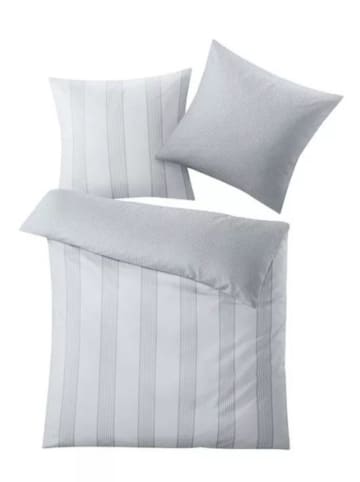 Kleine Wolke Bettwäsche Satin Lina in silber grau