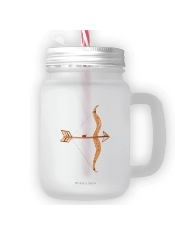 Mr. & Mrs. Panda Limonadenglas Sternzeichen Schütze ohne Spruch in Transparent