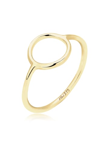 Elli Ring 375 Gelbgold Geo, Kreis in Gold