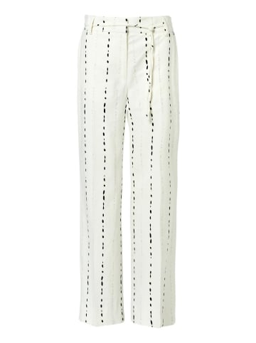 Mart Visser Paige Printhose Off-White/Schwarz