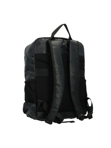 Greenburry Upcycled Tarpaulin Daypack 39.5 cm Laptopfach in black
