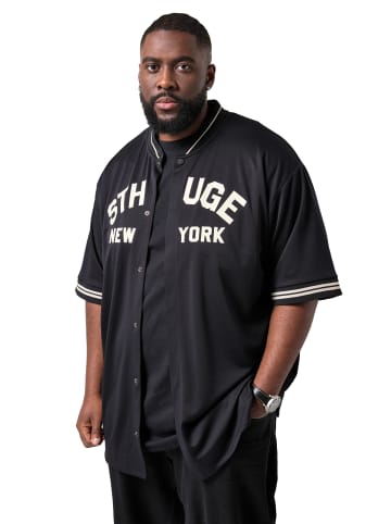 STHUGE Kurzarm T-Shirt in schwarz