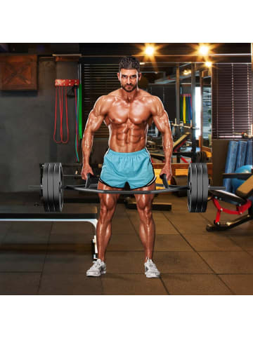 COSTWAY Trap Bar inkl. Verschlüssen in Schwarz