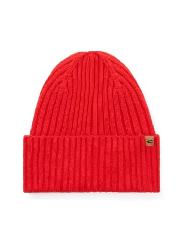 Camel Active Strickmütze mit Logo in Rot
