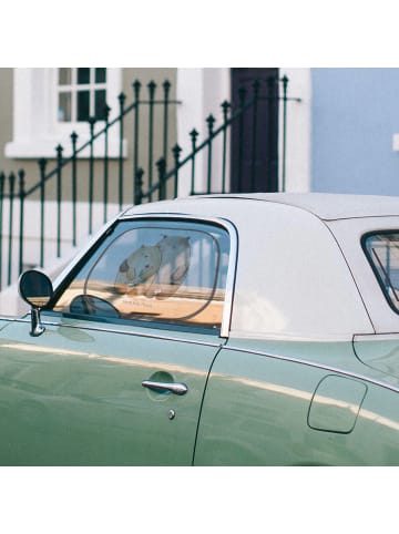 Mr. & Mrs. Panda Sonnenblende Auto Bären Liebe ohne Spruch in Weiß