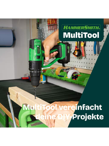 Hammersmith Werkzeug-Set mit Stichsägenaufsatz MultiTool in Schwarz