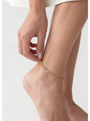 PURELEI Fußkettchen Authentic Gold