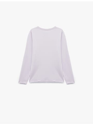 KOTON TSHIRT LS in Lila