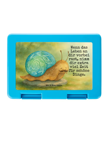 Mr. & Mrs. Panda Bento Box Schnecke Sir Design mit Spruch in Weiß