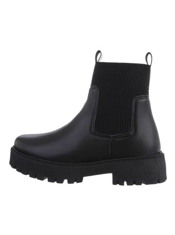 Ital-Design Stiefelette in Schwarz