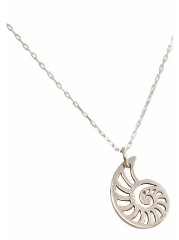 Gemshine Halskette Maritim Nautics Nautilus Muschel in silver coloured