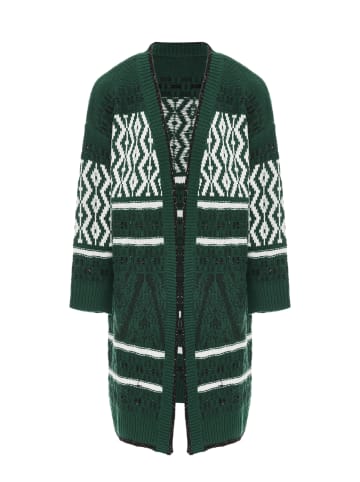 Jalene Strickjacke in Dunkelgrün