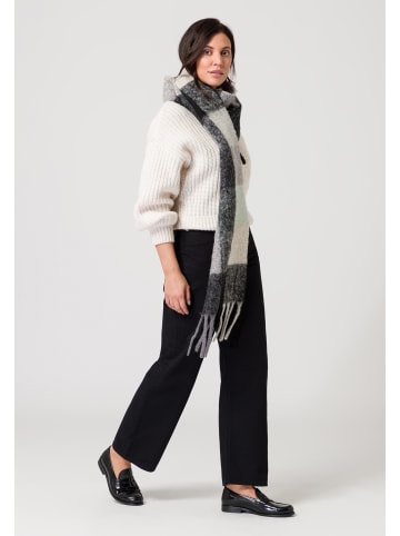 Style Republic Karierter Schal mit Fransen in Mint