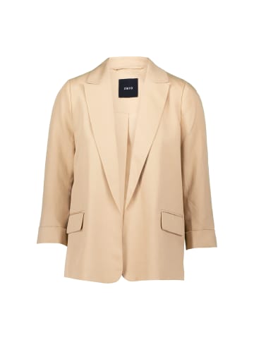 Zero  Leinenblazer mit Taschenklappen in Ginger Root