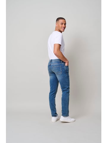 BLEND Stretch Jeans Slim Fit JET Denim Stoff Hose in Blau