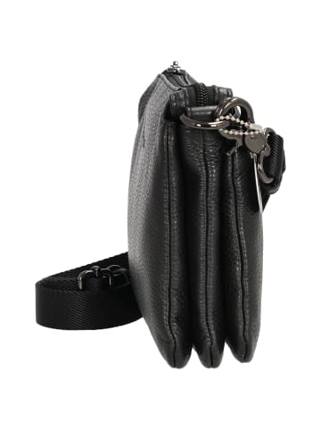Mandarina Duck Mellow Leather Pochette - Abendtasche 23 cm (warm taupe) in nero