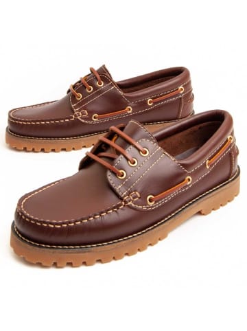 Purapiel Mokassins Nautical Puranautic5 in Braun