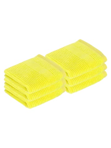 Vossen 6er Pack Gästetuch in electric yellow