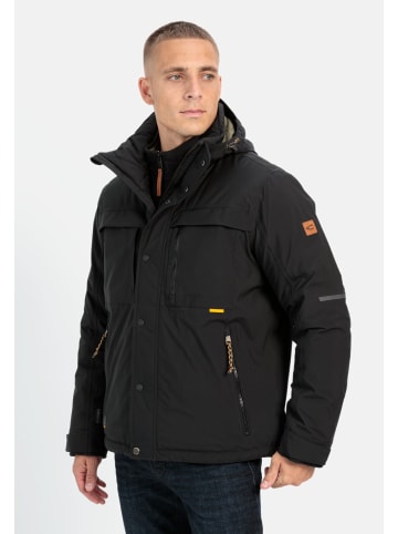 Camel Active teXXXactive® Funktionsjacke mit abnehmbarer Kapuze in Schwarz