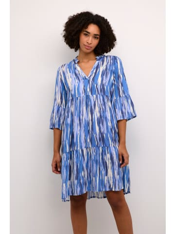Kaffe Kleid KAarina in Blue Abstract Print