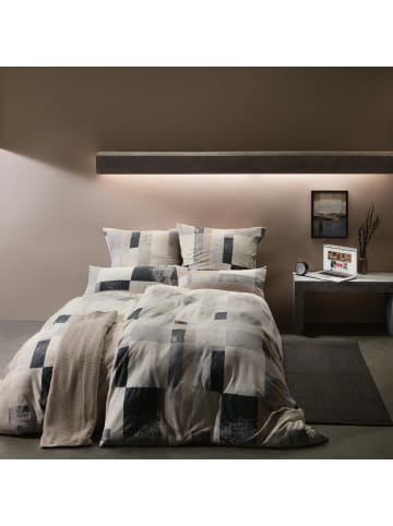 REDBEST Single-Jersey Bettwäsche in beige-grau