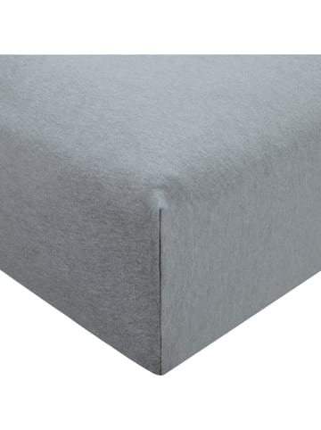 Erwin Müller Single-Jersey Spannbettlaken kochfest Straubing in grau