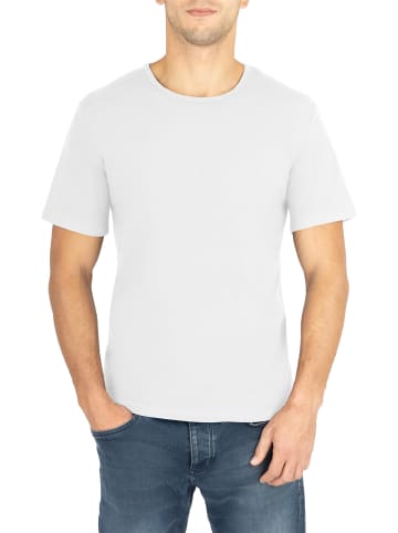 normani 2er Set Herren T-Shirts aus Bio-Baumwolle Nyons in Beige/Weiß