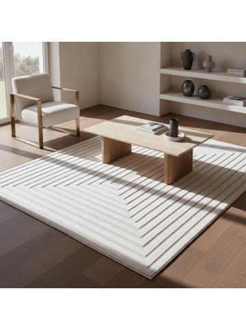 KADIMA DESIGN Teppich Outdoor Waschbar 3D ORTLER Strapazierfähig OEKO-TEX Balkon