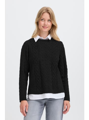 Oxmo Strickpullover OXFSanvi in Schwarz