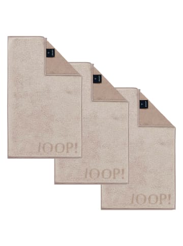 JOOP! Gästetuch 3er Pack in Creme
