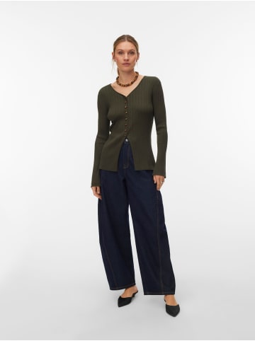 Vero Moda Strickjacke in Forest Night