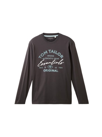 Tom Tailor Shirt in dunkelgrau