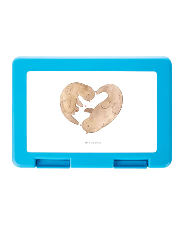 Mr. & Mrs. Panda Snackbox Otter Herz ohne Spruch in Weiß