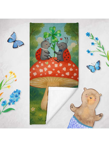 Mr. & Mrs. Panda Frottier Marienkäfer Fliegenpilz Design ohne Sp... in Gelb Pastell