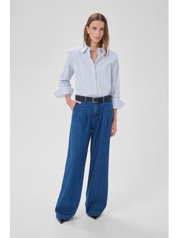 My Essential Wardrobe Langarm - Hemd MWFeline Tight fit in Cashmere Blue Striped