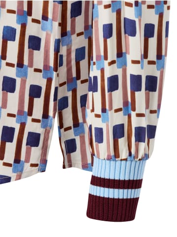 EMILY VAN DEN BERGH  Bluse in marine altrosa - 0001