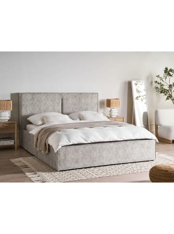 Beliani 2-tlg Doppelbett MOISSAC in Schwarz/Weiß