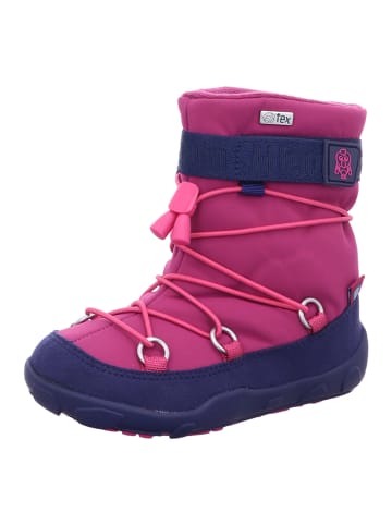 Affenzahn Mädchen Stiefel Vegan Snowy Flamingo in Rot