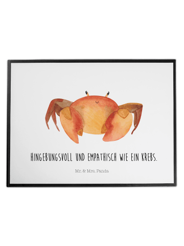 Mr. & Mrs. Panda tischschutz Sternzeichen Krebs mit Spruch in Weiß
