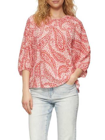 S.OLIVER RED LABEL Langarmbluse in Rot