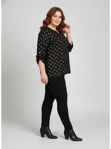 Shape Of You Blouse in Schwarz
